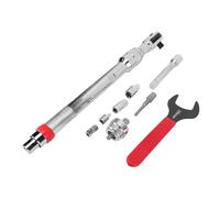Mumusuki 1/2 Offset Extension Wrench, Impact Ratchet Extender with Tungsten Steel Gears for Tight Spaces, 66:1 Reduction Gear Mechanism Non Slip Kembossing Design