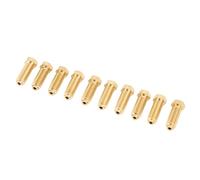 Mumusuki 10PCS 3D Printer Brass Nozzle Replacement Kit, High Temperature Compatible, Smooth Filament Feed for PLA, PETG, ABS 3D Printing (0.4mm)