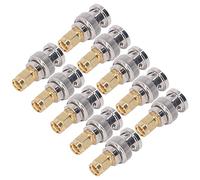 Mumusuki 10PCS SMA Male to BNC Male Connector RF Coaxial Cable Adapter Kit with OFC Material for GPS Hotspots Receivers Scanners Routers