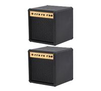 Mumusuki 2 Pcs Guitar Pick Holder, Speaker Shape Guitar Accessories Organizer, Convenient Slot Storage, for Home Decor, Living Room Decoration, 4.1x4.1x4cm