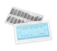 Mumusuki 360Pcs Watch Pins Stainless Steel Watch Split Pin Kit 18 Sizes 20Pcs Each with Double Shoulders for Band Link Repair