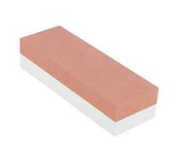 Mumusuki 400 1500 Grit Sharpening Stone Whetstone Dual Sided Sharpener Red Corundum Green Silicon Carbide for Kitchen Camping with Non-Slip Base