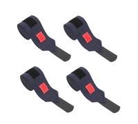 Mumusuki 4PCS Horse Leg Wraps, Fleece Material Adjustable Support Bandages for Equestrian Training and Riding (Navy Blue)