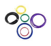 Mumusuki 6Pcs Air Conditioning Copper Tube Bender Kit, PE Plastic Bending Strips for 1/4 3/8 1/2 5/8 3/4 7/8in Pipes with Color Coding, for HVAC Professionals and Handmade Enthusiasts