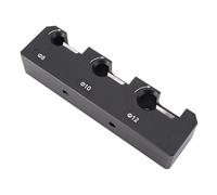 Mumusuki Aluminum Alloy Dowel Maker Jig Kit, Woodwork Round Planer with Alloy Cutters for Accurate Wood Shaping in 8mm 10mm 12mm Sizes