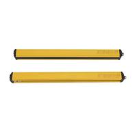 Mumusuki Aluminum Alloy Light Grating Safety Sensor Screen, Fast Response for Industrial Robots Automation Equipment, 10-30VDC NPN/NC Output with 5 Styles Optional (10 beams BEM1040-A-360NB)