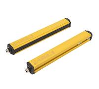 Mumusuki Aluminum Alloy Light Grating Safety Sensor Screen, Fast Response for Industrial Robots Automation Equipment, 10-30VDC NPN/NC Output with 5 Styles Optional (6 beams BEM0640-A-200NB)