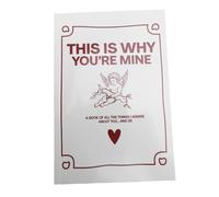 Mumusuki Anniversary Journal for Couples, Fill in the Blank Love Book Engagement Anniversary Couples for Men Women, Wedding Memory Scrapbook