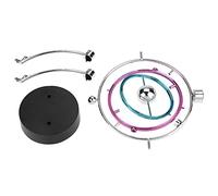 Mumusuki Art Asteroid Craft Electronic Newton Pendel Perpetuum Mobile Perpetual Motion Body Movement Orbital Electric Wiggler Newton Swing Ball Desk