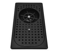 Mumusuki Automatic Cup Washer, 5-Layer Electroplating Process Black Integrated Design Household Easy-Operation Carafe Rinser for Coffee FC-12-2 Small Cup Washer [Black]