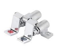 Mumusuki Brass Faucet Valve, Non Contact Foot Control Pedal Valve, G1/2 Threads for Kitchen and Bathroom Use (Dual Temperature Foot)