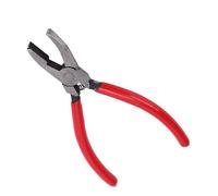 Mumusuki Breaker Grozer Pliers, High Carbon Steel Flat Nose Teeth Design for Cutting Colored Glass Mosaic Tiles, with Curved Jaw for Accurate Stable Cutting