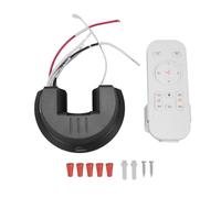 Mumusuki Ceiling Fan Remote Kit, Universal Fan Remote Control Replacement with 3 Speed Control Light Switch Timer Adjustment
