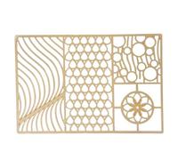 Mumusuki Clear Ice Cube Design Tray, Copper Stylish Cocktail & Bourbon Ice Stamps in 5 Seconds Bartender Accessories for Bars, Home Gatherings, Parties (C03)