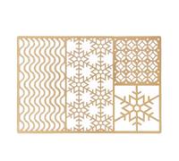 Mumusuki Clear Ice Cube Design Tray, Copper Stylish Cocktail & Bourbon Ice Stamps in 5 Seconds Bartender Accessories for Bars, Home Gatherings, Parties (C01)