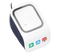 Mumusuki Desktop QR Barcode Scanner 2D Reader USB Scanning Platform Large Window Voice Prompt for Mobile Phone QR Payment with Plug Play Compatibility for OS X