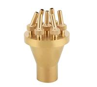 Mumusuki FNPT 1" DN25 2 Tier Center Straight Fountain Nozzle Garden Pond Spray Tool Water Circulation