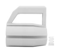 Mumusuki GolfClub Carrier With Hook, Portable PLA Cylindrical GolfClub Holder With 6 Individual Slots For Outdoor, Course, Range, Short Trips (White)