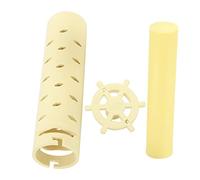 Mumusuki Guitar Humidifier Acoustic Guitar Humidifier Sound Hole Humidification System with Sponge Core Long Conversion Cycle Porous Design No Drip Easy to Install for Acoustic Folk (Yellow