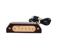 Mumusuki Guitar Soundhole Pickup Punching Soundhole Pickup, Acoustic Guitar Soundhole Pickup Acoustic Guitar Volume Tone Control Sound Hole Pickup Musical Instruments Accessories (GMB307