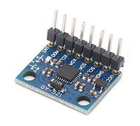 Mumusuki GY-521 MPU-6050 Module, 6 DOF 3 Axis Accelerometer Gyroscope Sensor Module 16Bit AD Converter Data Output IIC I2C Kit