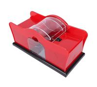 Mumusuki Hand Cranked Card Shuffler, ABS Portable Manual Card Shuffler For Playing Cards, For Family Game Nights, Friendly Matches, Holiday Gatherings, Birthday Parties (Red)