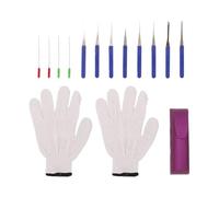 Mumusuki Key Extractor Tool Kit, Broken Key Extractor Kit with 12 Piece Stainless Steel Set Ergonomic Handles for Effortless Fragment Removal Home Office Garage Use