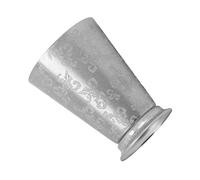 Mumusuki Mint Julep Cup, Stainless Steel Elegant Cocktail Glass for Vintage Drinks, Perfect for Parties and Home Bartenders, 7.9oz Capacity (Leaf Texture)