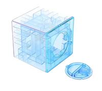 Mumusuki Money Maze Puzzle Box Puzzle Money Maze Boxes Holder and Brain Teasers Fun Educational Toy for Kids and Adults Birthday (Blue)