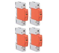 Mumusuki Protective Device, DIN Rail Mounting PC Material Visible Window Indicator House Arrester Protector for Home Photovoltaic Systems AC 420V 20kA 40kA 60kA (Imax: 60kA)
