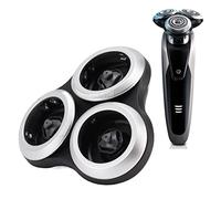 Mumusuki Replacement Shaver Heads, 3 Blades Shaver Head Efficient Cleaning Compatible for S9000 SH70 S7710 SH90 RQ11 RQ12 S7000