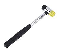 Mumusuki Rubber Mallet Fret Hammer Guitar Hammer Luthier Double Faced Tubular Easy Head Replacement Compact Anti Slip Handle for Guitar Bass Ukulele Mandolin