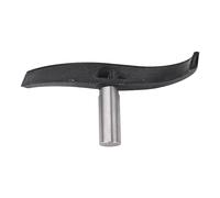 Mumusuki S Curved Lathe Tool Rest Alloy Steel and Cast Iron for Woodturning Sanding Cutting for Bowl Turning 25mm Diameter