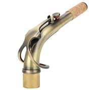 Mumusuki Saxophone Neck Brass Alto Sax Bend Tube Musical Instrument Accessories 2.45cm Small Size Golden Accessory Durable Resonant with Highly Resonant Sound Quality for Alto Saxophones (Antique