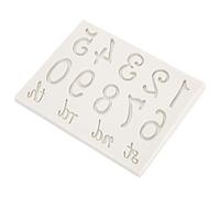 Mumusuki Silicone Letter Mold for Chocolate Fondant Cake, Non-Stick Baking Tool, Easy to Clean, Ideal for Desserts and Birthday Decorations