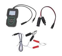 Mumusuki Solar Panel Tester MPPT Meter, 5W-500W Photovoltaic Panel Multimeter Smart MPPT Tools with LCD Display for Solar PV Testing Data Analysis (Black)