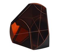 Mumusuki Total Station Pyramid Prism, Optical Glass K9, Enhanced Transparency, Accurate Measurements, Ideal for Physics Teaching and Photography Props