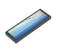 Mumusuki Touch Screen Monitor 7.9In PC Case Secondary Screen, IPS LCD Bar Screen Display Module DC 5V Display Panel Replacement with Power Cord for PC Case Without USB (Touchscreen)