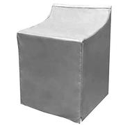 Mumusuki Washing Machine Cover, Portable 210D Silver Coated Oxford Cloth Zipper Design Water Proof Dust Proof Sunscreen Washer and Dryer Cover for Top Load Machine (74*71*101cm)