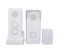 Mumusuki Wireless Doorbell, Intercom System with Real Time Voice Communication Up to 300m Range And Push to Unlock Feature for Home Apartment Villa Care Settings