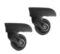 Mumuve 2Pcs Trolley Casters Replacement Heavy Duty Roller Wheel for Luggage Box Suitcase 360 Degree