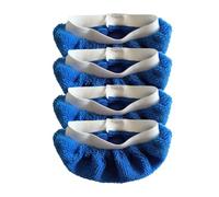 Mumuve 4 Pieces Washable Reusable Steams Mop Pad For Handheld Steams Cleaner Microfiber Cloths For Various Surfaces Cleaning Multiple Surfaces Steams Cleaning Pads
