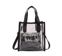 Mumuve Clear Handlebag Shoulder Bag Candy Bag for Creative Beach Decor with