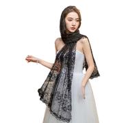 Mumuve Mantilla Mass Veil,Catholic Mantilla Mass Veil Religious Ceremony Veil Embroidery Lace Veil for Religious