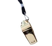 Mumuve Stainless Steels Whistles Sports Whistles With Lanyard Loud Crisps Sound Referee For Outdoor Activity Outdoor Sports