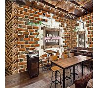 MUMUWUSG 3D Effect Photo Wallpaper Color Square Brick Letter Wallpaper 3D Panoramic Wall Tapestry Photo Wallpaper Mural Large Mural Bedroom Eco-Friendly Wallpaper Decoration 250X200Cm