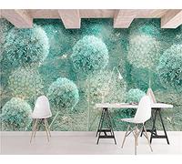 MUMUWUSG Art Mural - Self-Adhesive Mural Wall Art Simplicity Plants Flowers Dandelions Wallpaper Photoposter Decor Living Room Bedroom Children’S Room Murals Wall Decoration 360X230Cm