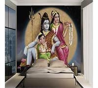 MUMUWUSG Mural Wallpaper Photo Poster Wall Decoration Hd Print Color Character Girl Background Wall Background Painting Panorama 3D Wall Mural Wallpaper 140X70Cm