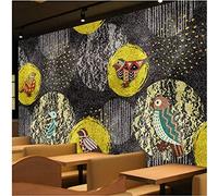 MUMUWUSG Mural Wallpaper Photo Poster Wall Decoration Hd Print Color Fashion Animals Birds Background Wall Background Painting Panorama 3D Wall Mural Wallpaper 140X70Cm