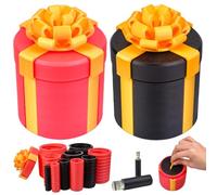 MuMyer Annoying Nested Screw Gift Box, 2Pcs Funny 3D Printed Present Box, Reusable Prank Gift Box for Birthday, White Elephant, Christmas & Fun Party